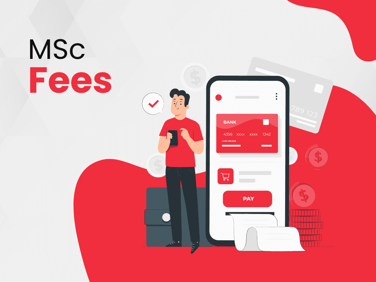MSc Fees in India