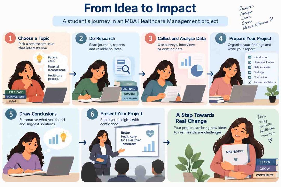 An MBA student’s journey of preparing the Healthcare Management Project
